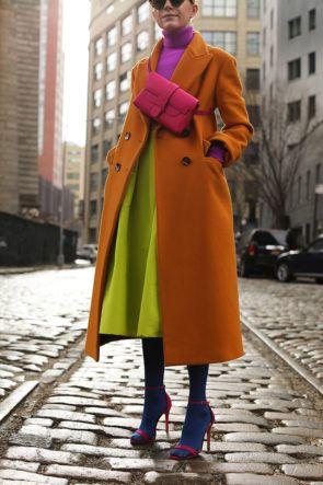 Electric color blocking: bold looks that turn heads