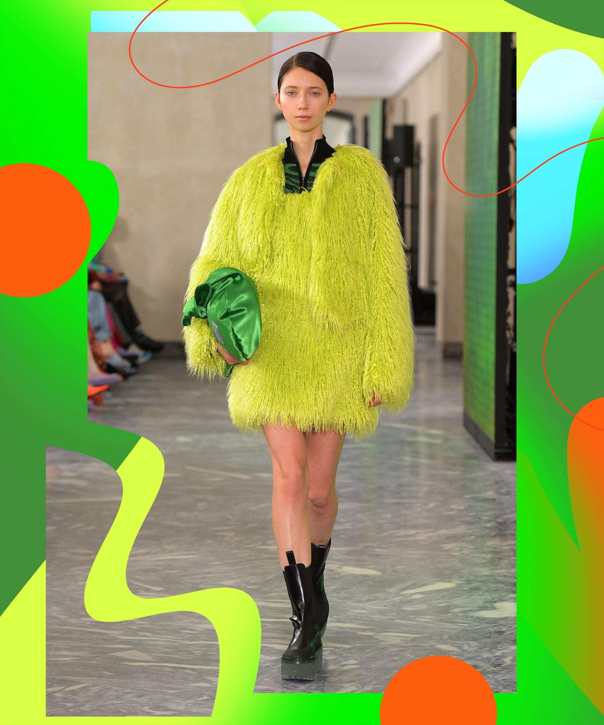 3) Balance with Neutrals: Pair neon green with classic colors like black, white, or denim. This contrast will ground the brightness and create a chic outfit. For instance, a <a href=
