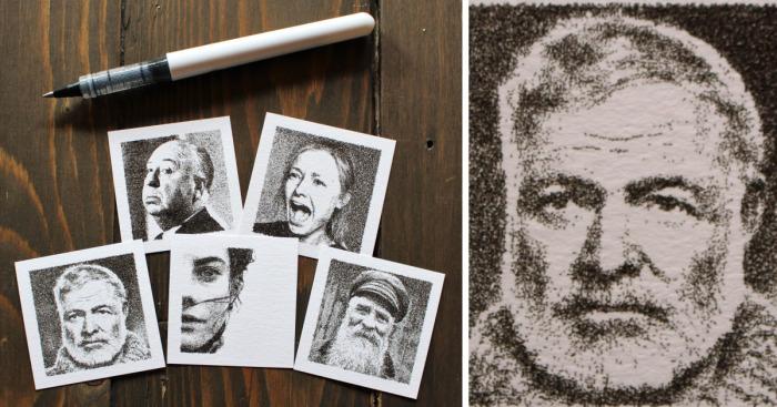 The Tiny Robot That Can Draw Portraits