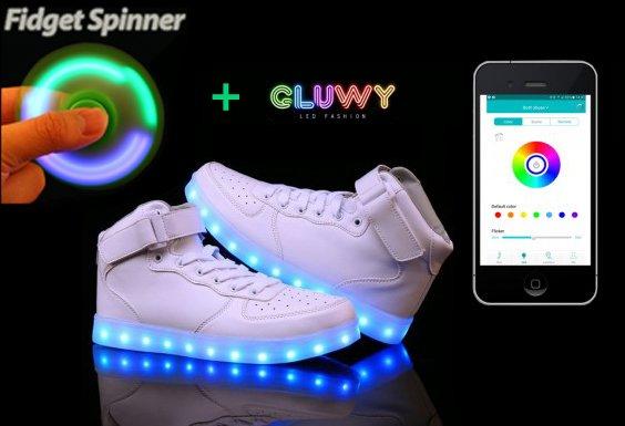The Most Insane LED Sneakers You Can Control With an App