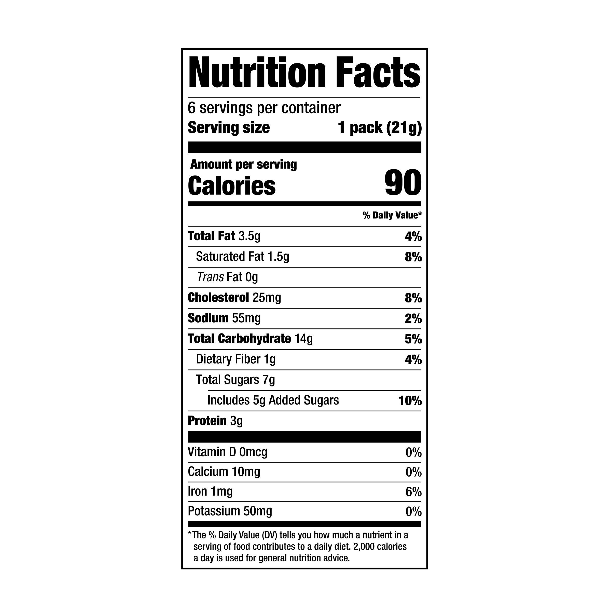 Nutrition Facts::