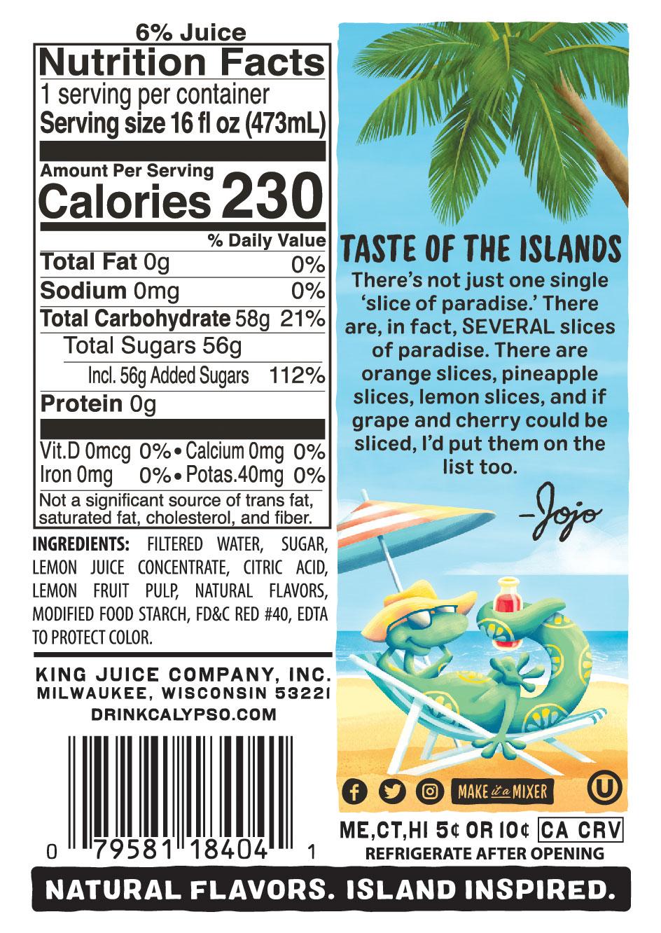 Nutrition Facts::