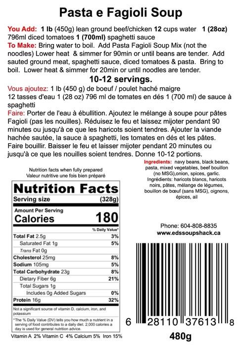 Nutrition Facts::