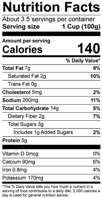 Nutrition Facts::