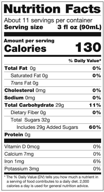 Nutrition Facts::