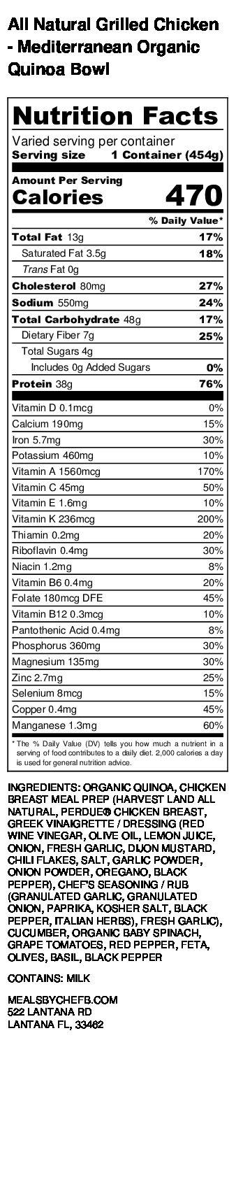 Nutrition Facts::