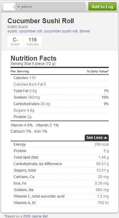 Nutrition Facts::