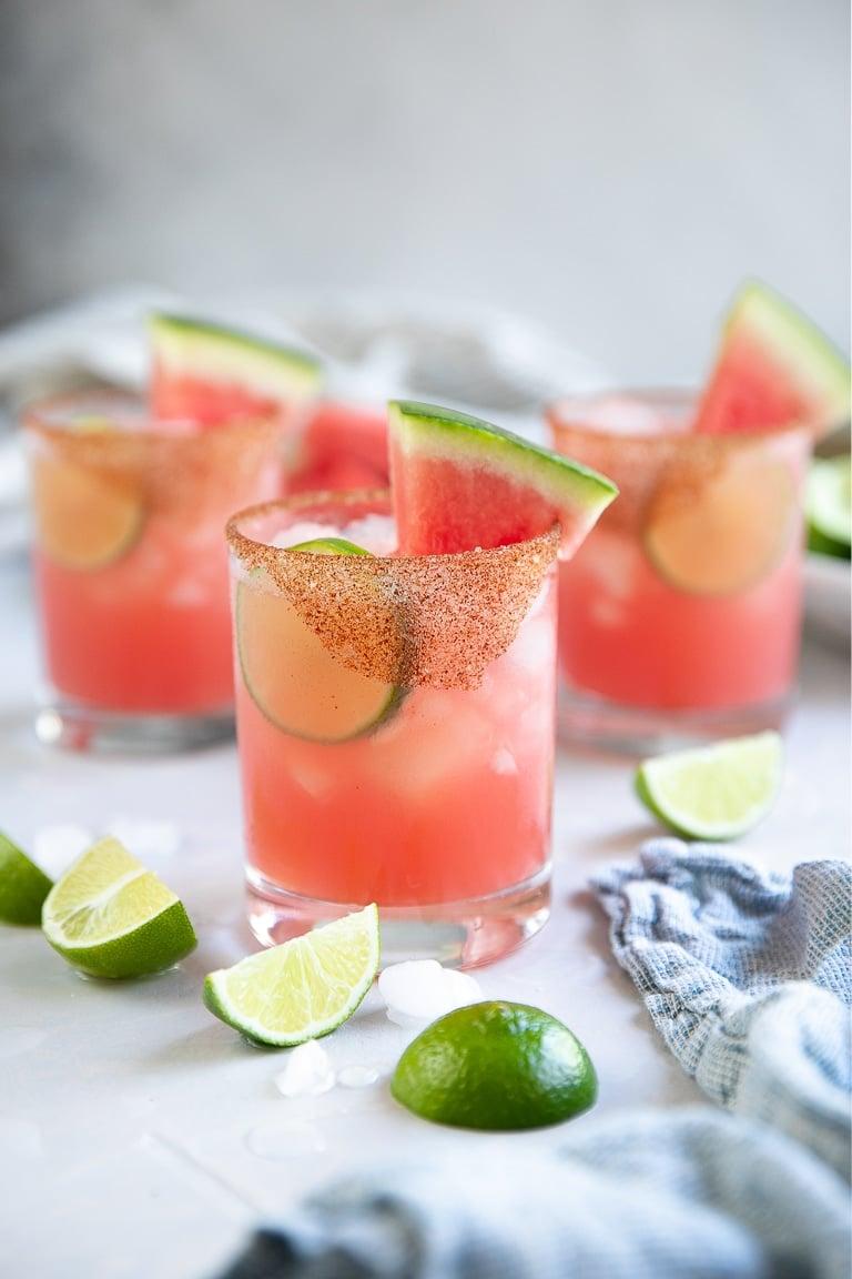 Chillin' with a Kick: Watermelon Margarita on Fire!