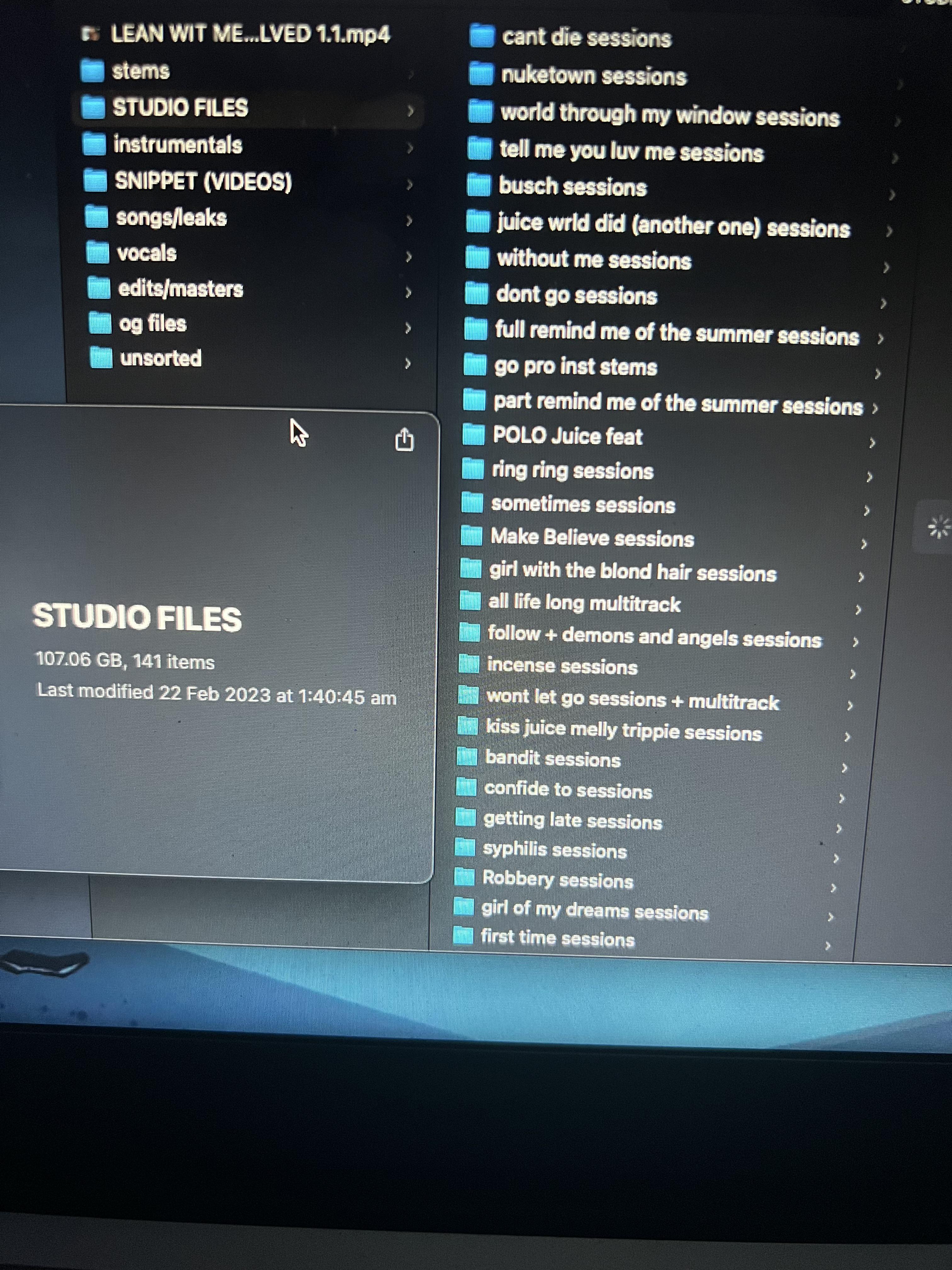 Leaked studio sessions reveal shocking industry alliances