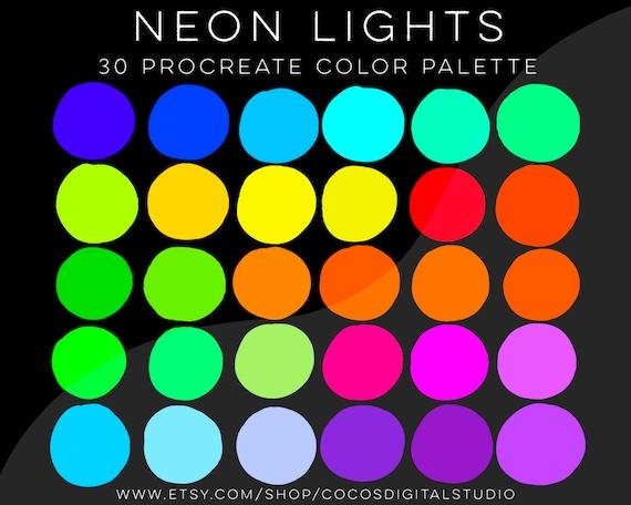 3) Neon Brights: Think bold and electric! Bright pinks, yellows, and greens create an energetic atmosphere that perfectly captures a fun-loving spirit. This palette is popular for making statements, especially in streetwear and accessories, adding a pop of excitement to any look